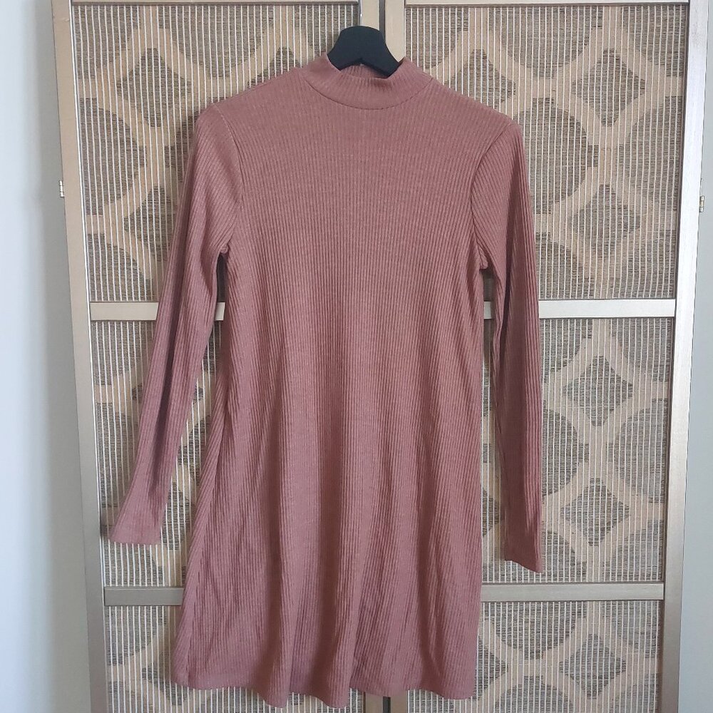 Pink winter dress